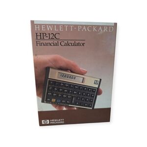 Hewlett-Packard HP-12C Financial Calculator+Case+Manual Original Box (Like New)